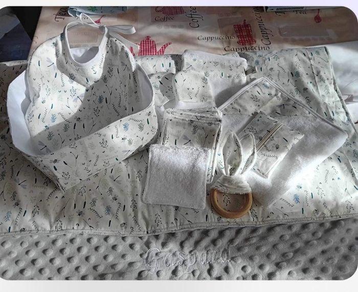 Vend kit bébé  en tissu coton et éponge - photo numéro 4