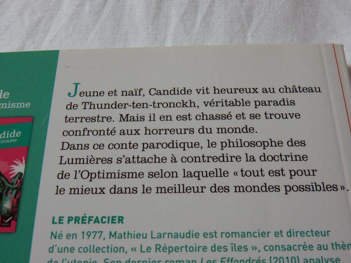 Livre Candide - photo numéro 2