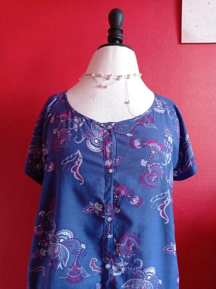 Blouse bleue Taille 44 - photo numéro 2