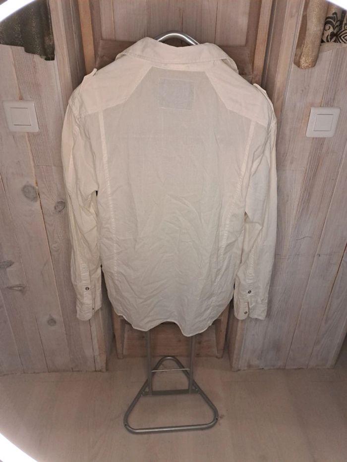 Chemise blanche légère coupe homme T XL - photo numéro 2