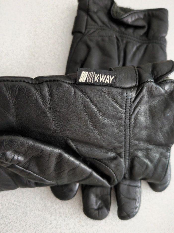 Gants en cuir k-way M - photo numéro 3