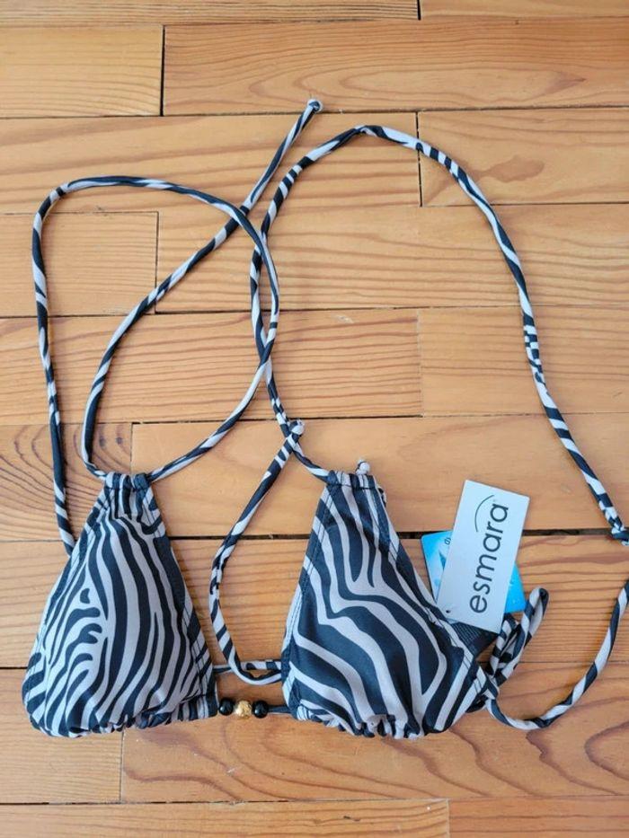 Haut de maillot de bain 2 pieces femme soutien gorge Esmara 38 Neuf - photo numéro 6