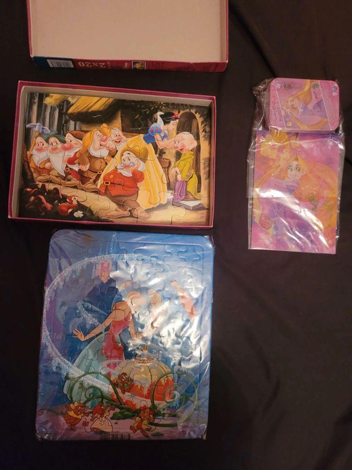 Lot de 3 puzzles complet - photo numéro 2