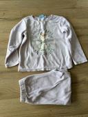 Pyjama velour 2/3 ans Olaf reine des neiges Disney