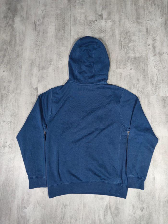 Sweat à Capuche Nike Bleu Marine Logo Brodé Blanc Taille XS Homme - photo numéro 6