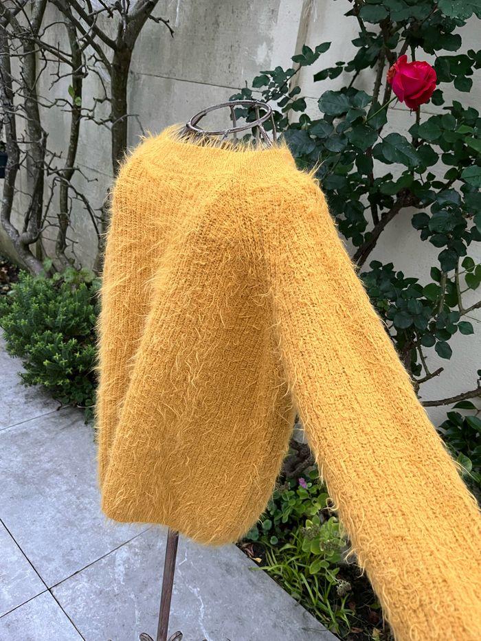 Pull tout doux jaune moutarde - photo numéro 3