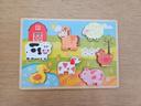 Puzzle en bois  animaux de la ferme