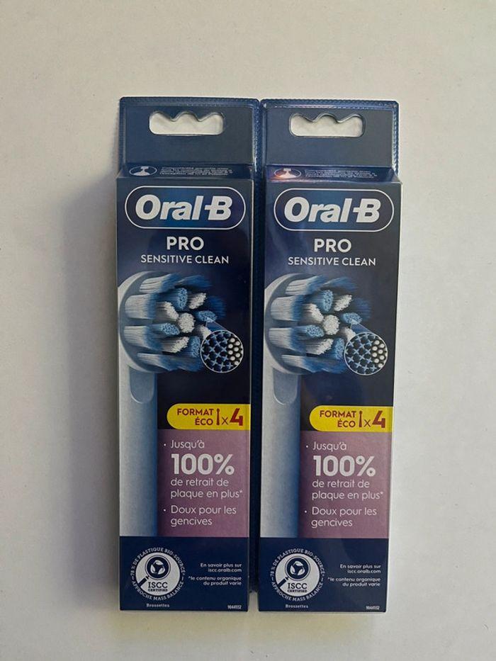 Lot de 8 brossette Oral B pro sensitive clean - photo numéro 1