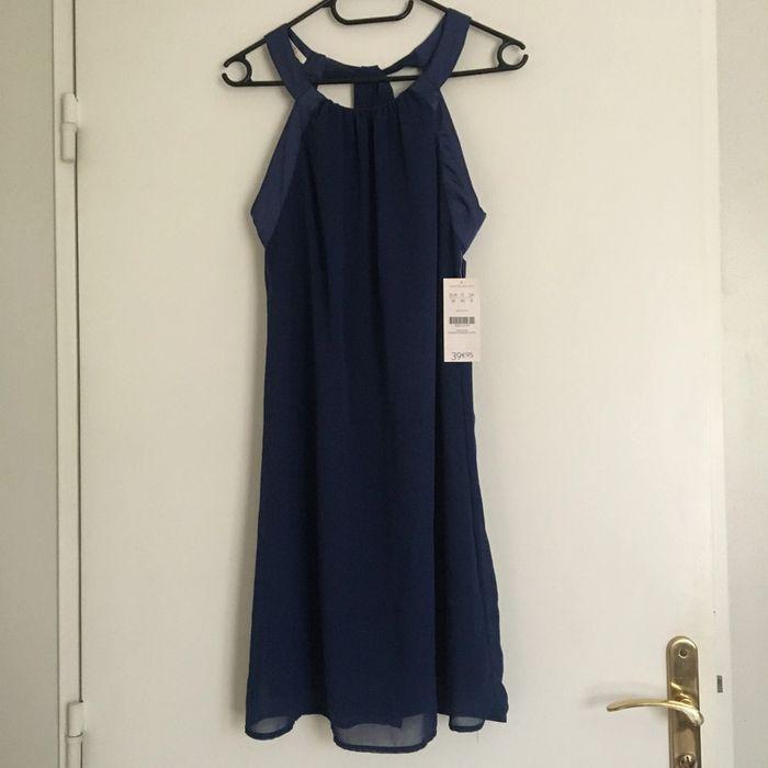 robe bleue camaieu neuve