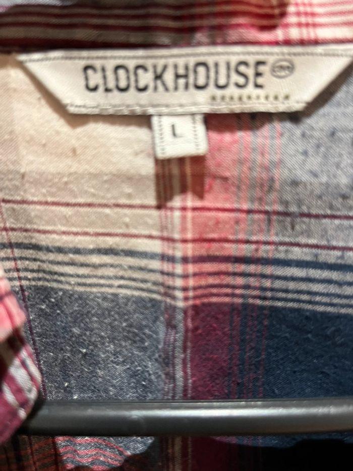 Chemise à carreaux Clockhouse T.L - photo numéro 4