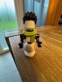 Minifigures Lego - Snowman - Black Hair Lime Scarf