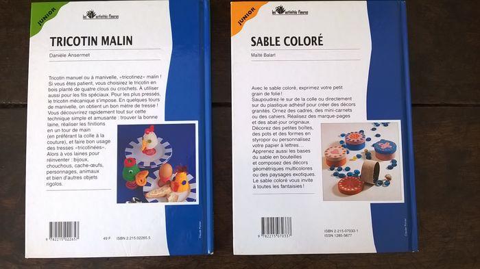 Lot de 2 livres sur le tricotin et le sable coloré - photo numéro 6