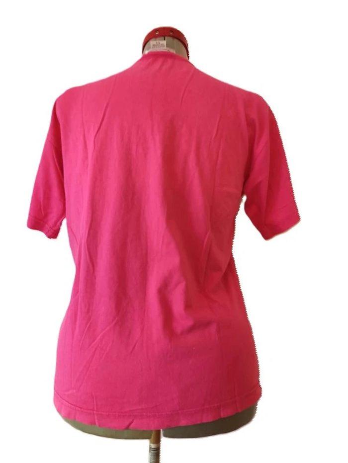 Tee shirt fuschia avec broderie taille 1 Cocoon club - photo numéro 3