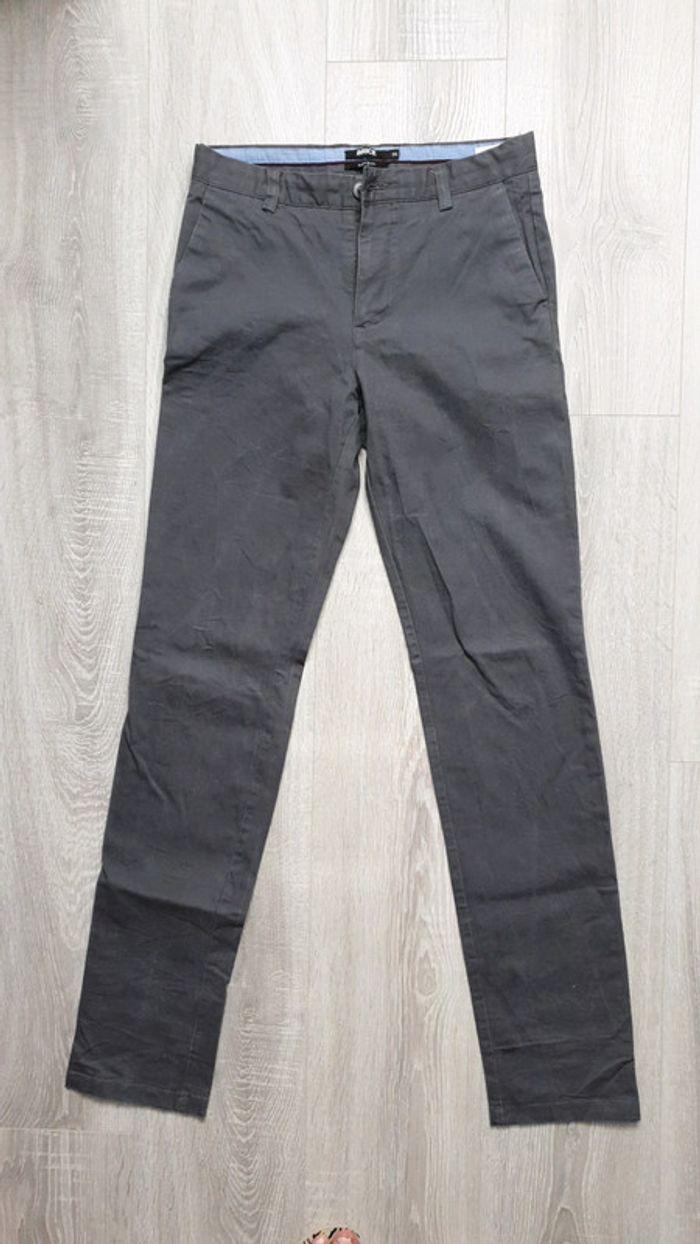 Pantalon gris slim Brice - photo numéro 1