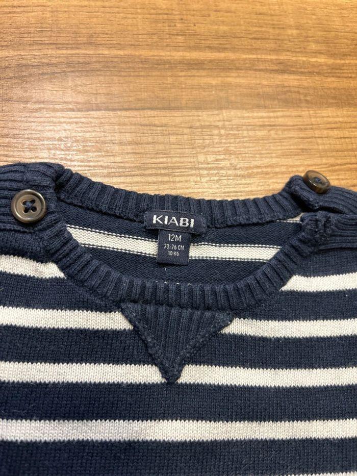 Pull marinière Kiabi 12 mois - photo numéro 4