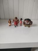 5 figurines Vaiana parfait état