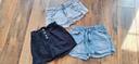 Lot 3 shorts en jean