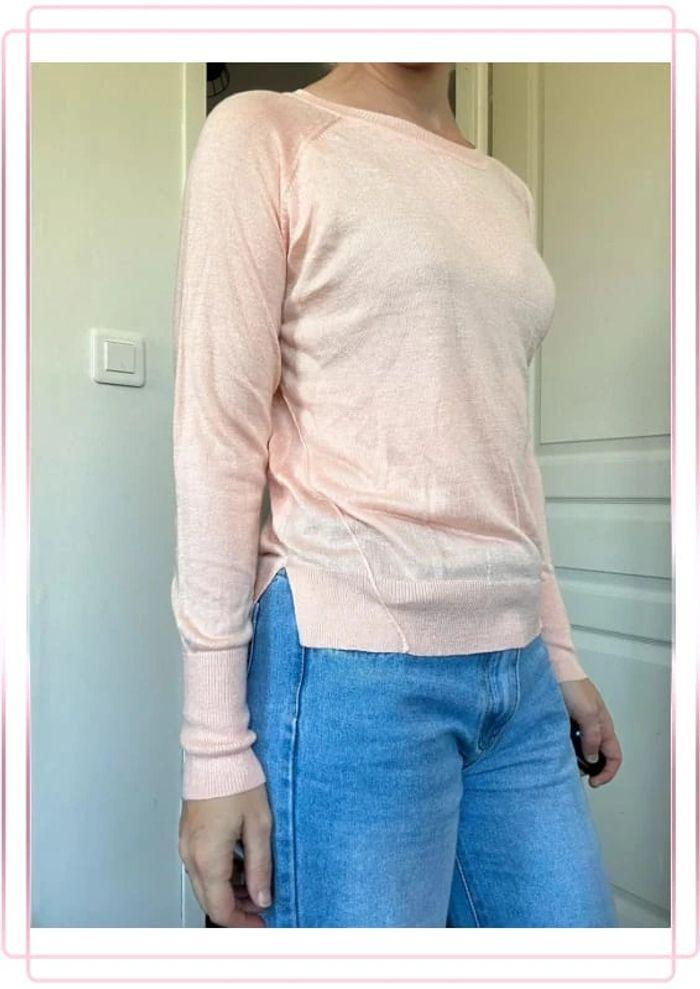 Pull léger rose saumon Esmara taille 36/38 💖 - photo numéro 2