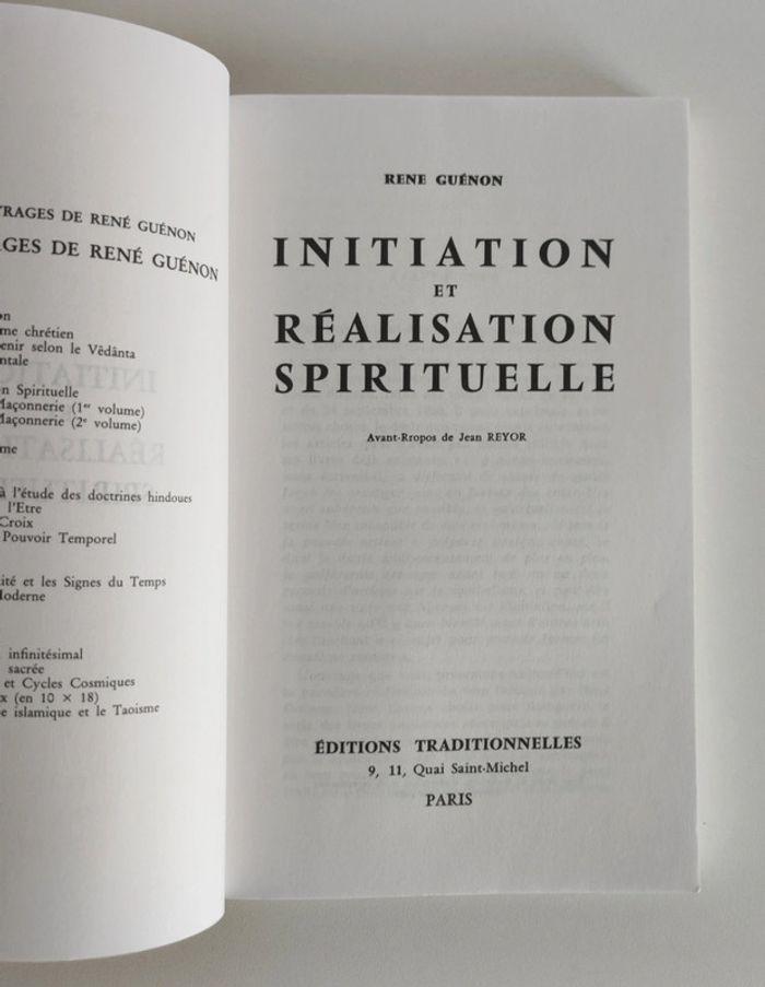 Initiation et réalisation spirituelle - René Guénon - photo numéro 3