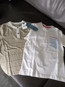 Lot de 2 t-shirt taille 6 ans Cyrillus