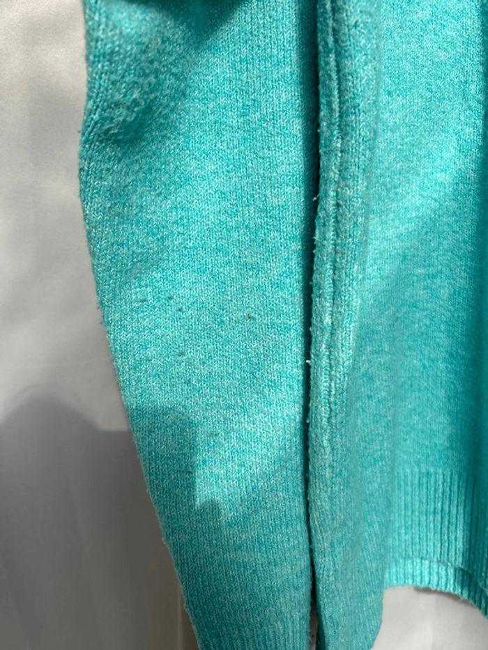 Pull col rond turquoise taille L Primark  bon état - photo numéro 3