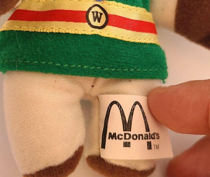 Mini peluche wonble vintage mc donalds mc do 1999 - photo numéro 3