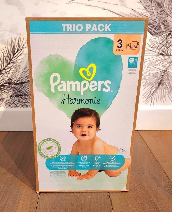 Couches Pampers Harmonie Taille 3 - de 6 à 10 kg - photo numéro 1