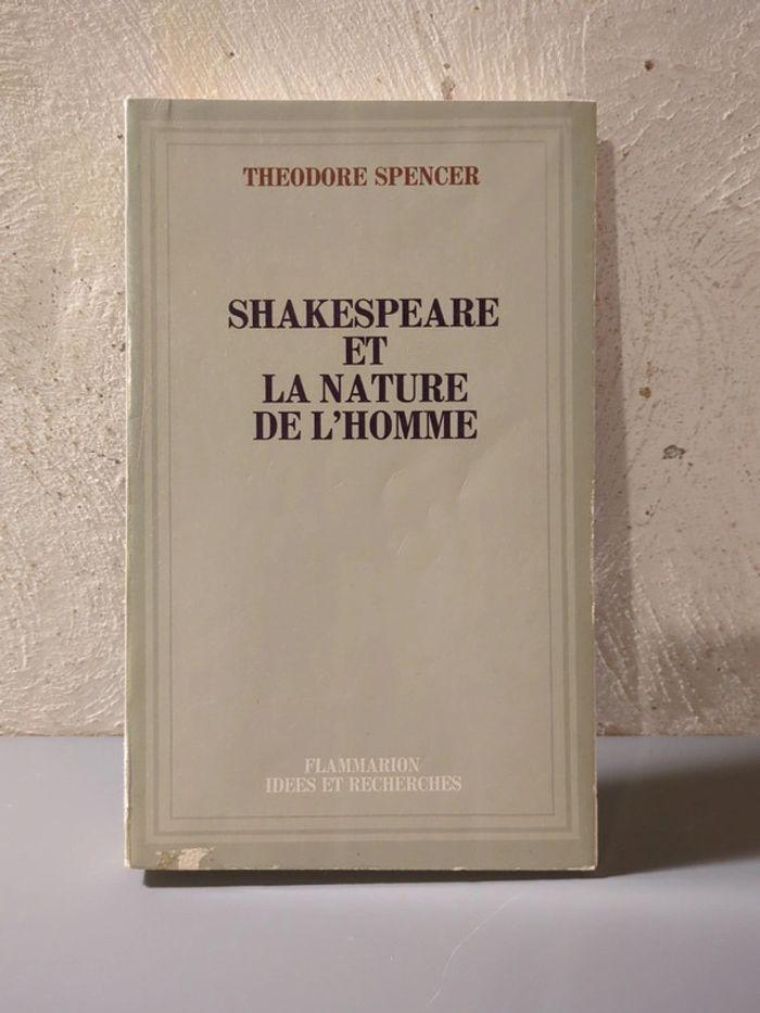 Spencer Shakespeare et la nature de l'homme - photo numéro 1