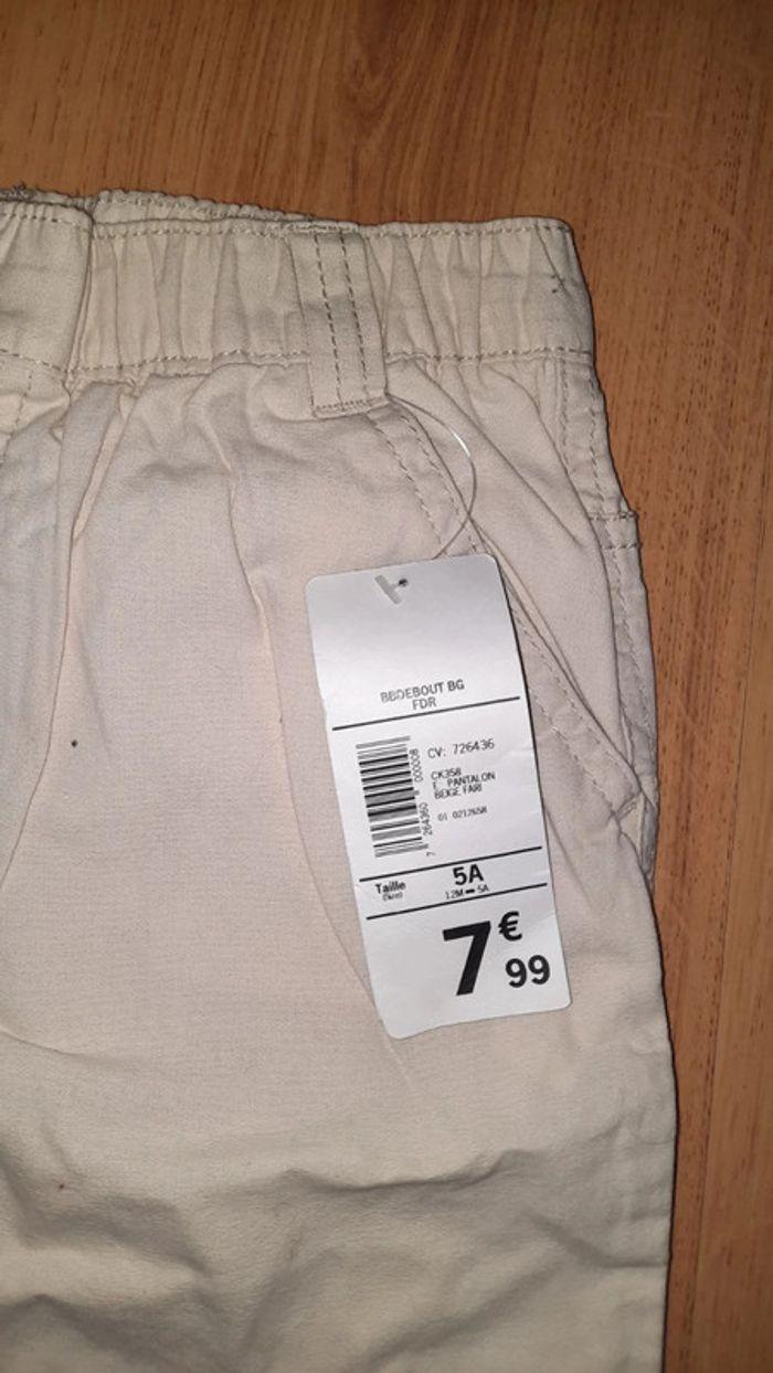 Pantalon toile 5 ans - photo numéro 2