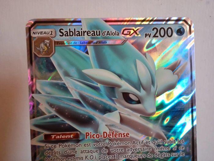 Carte jumbo Sablaireau d Alola GX - photo numéro 4