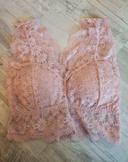 Bralette rose poudre