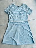 Robe Pimkie dentelle bleue ciel neuve