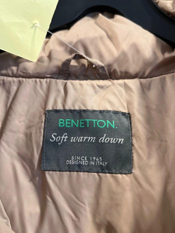 Doudoune femme taupe Benetton - photo numéro 5