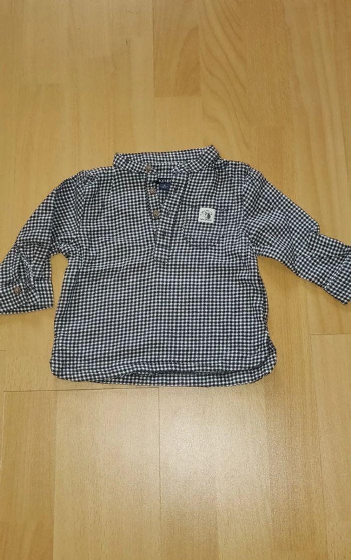 Chemise manches longues Kiabi 6 mois - photo numéro 2