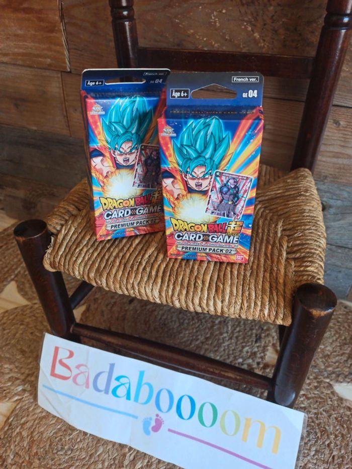 Dragon Ball Super neuf 2 pack 02 cartes neuf - photo numéro 2