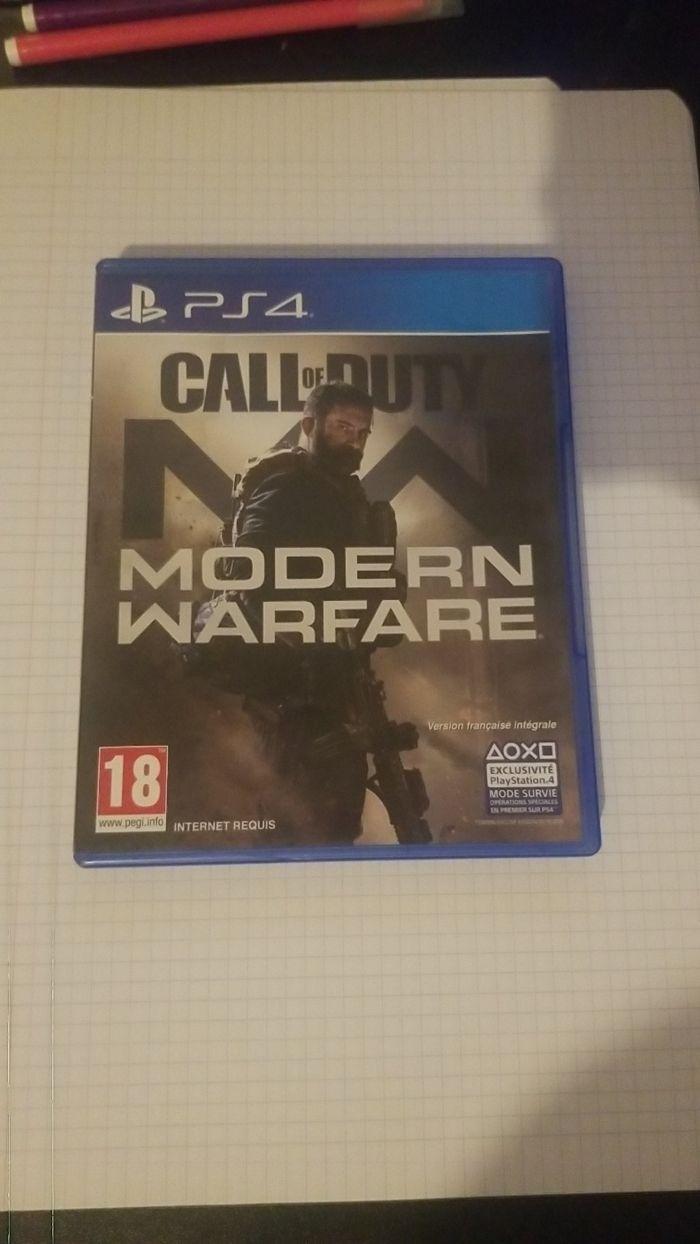 Jeux ps4 call of duty Modern Warfare - photo numéro 1