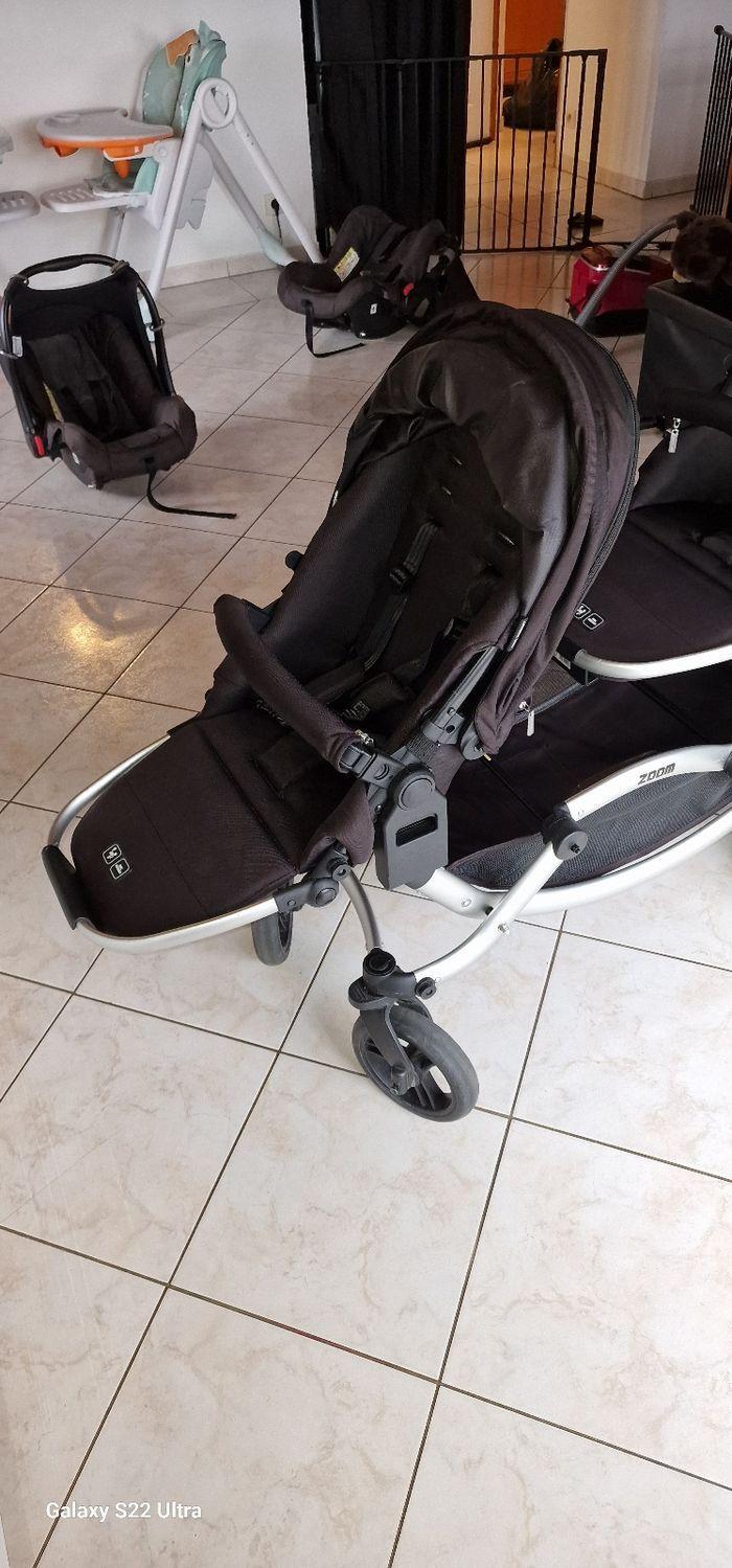 Vends poussette double abc design complète  cosy et base isofix excellent état - photo numéro 5