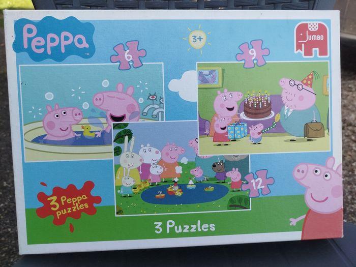 Lot 3 puzzles Peppa pig