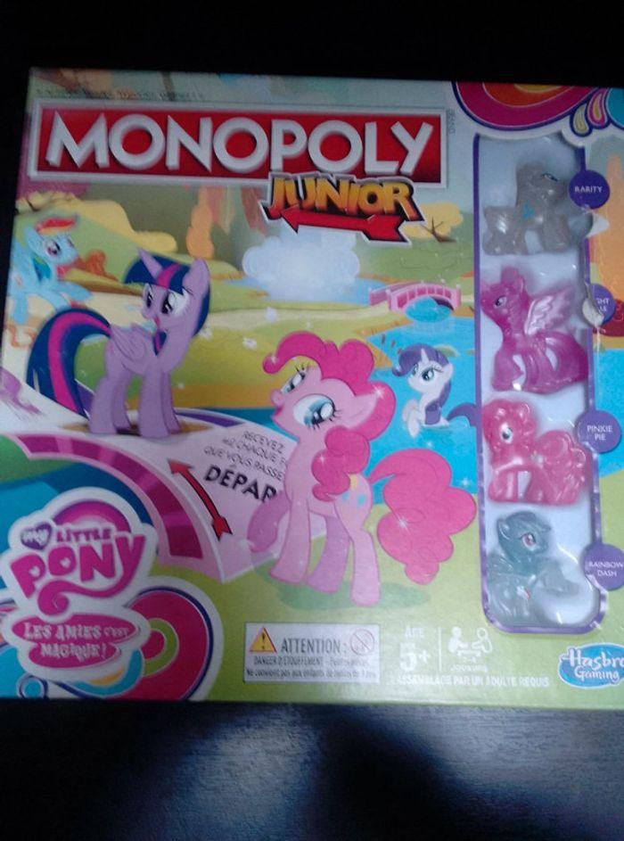 Jeu de société : Monopoly junior my little pony - photo numéro 1