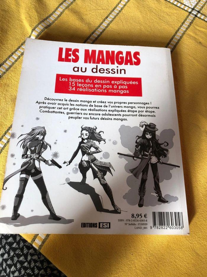 Livre les mangas au dessin - photo numéro 2