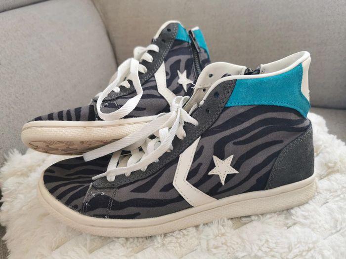 Chaussures baskets montantes Converse all star taille 37 - photo numéro 9