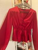 Blouse rouge