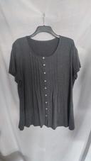 Top gris chiné XXL