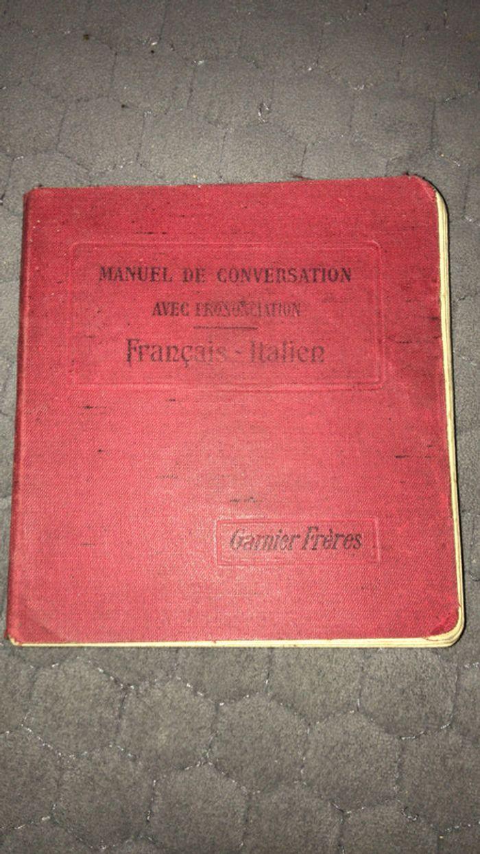 Manuel de conversation avec prononciation français italien - photo numéro 1