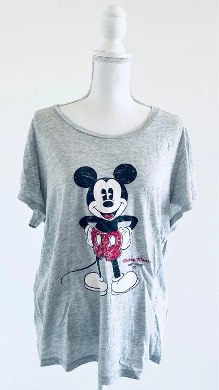 Tee shirt Mickey délavé H&M - photo numéro 1