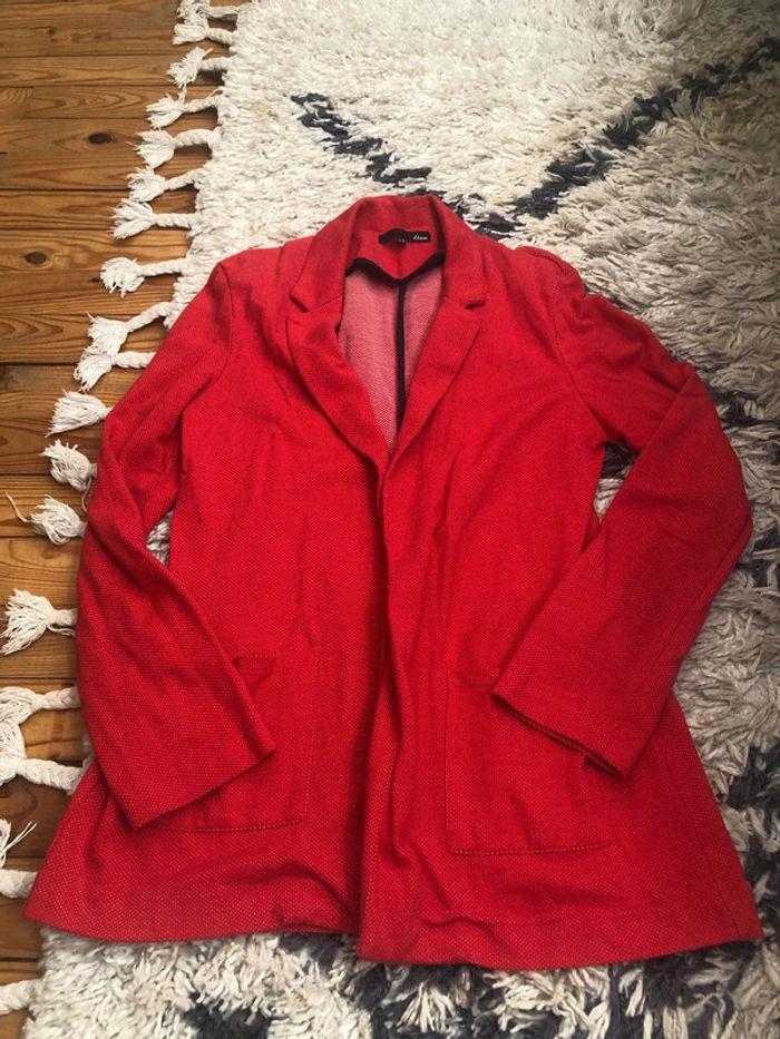 Veste rouge etam taille 38 - photo numéro 1