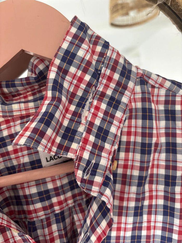 Chemise à carreaux Lacoste 42 - photo numéro 2