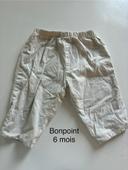 Pantalon beige Bonpoint 6 mois