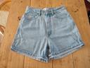 Short en jeans taille haute