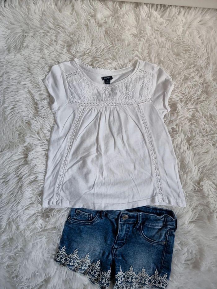 Lot t-shirt kiabi 4ans et short 4/5 &denim - photo numéro 6